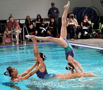 Sabera Talukder synchronized swimming